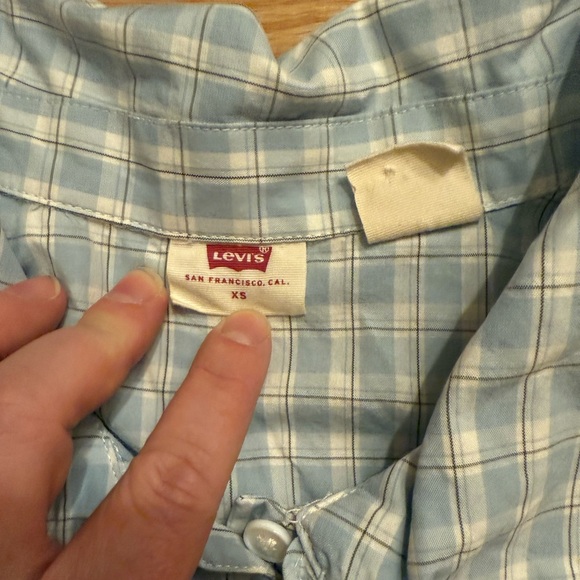Levi’s EMILIE BUTTON-UP BLOUSE in Sz XS - Picture 5 of 8